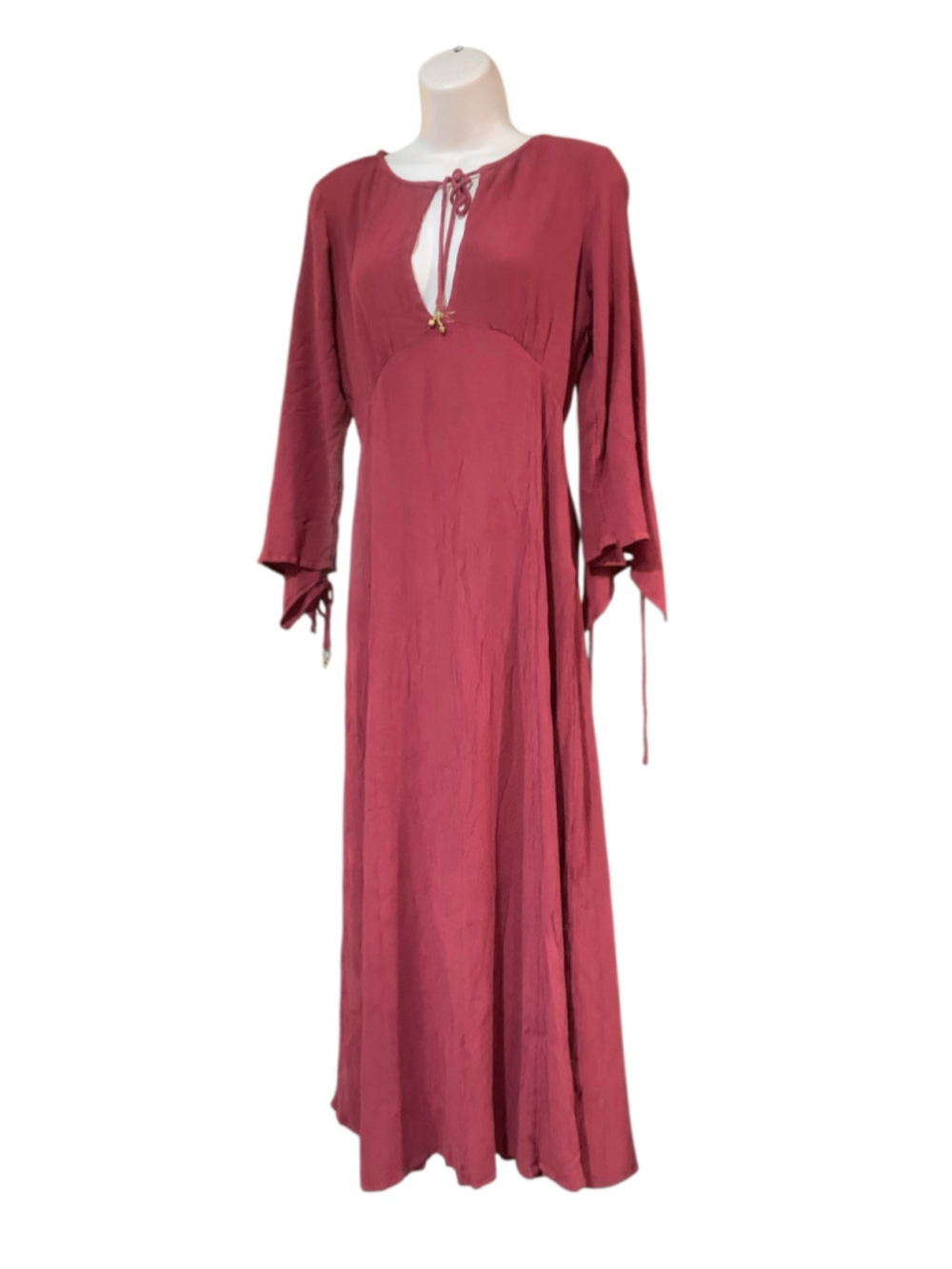 Women's Free People Maxi Dress Maroon Size XS